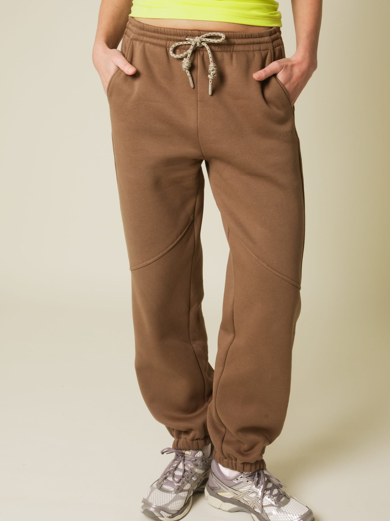 Horizon sweat zip-leg joggers - Hazel