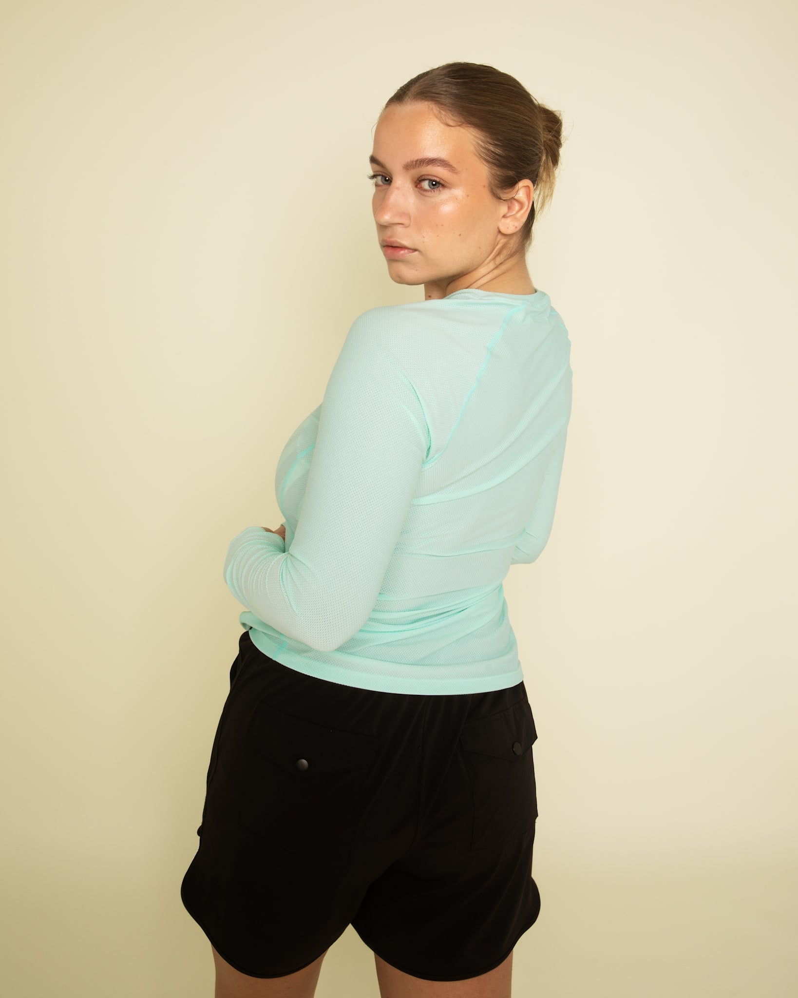 Motion performance long sleeve tee - Mint