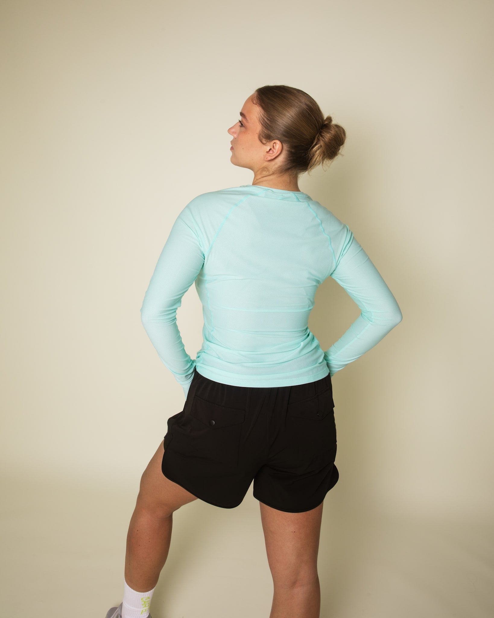 Motion performance long sleeve tee - Mint