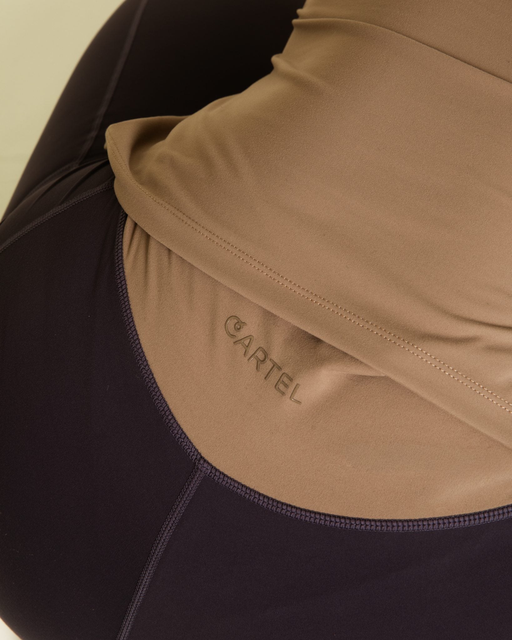 Rise højtaljet flared leggings med lomme - Charcoal