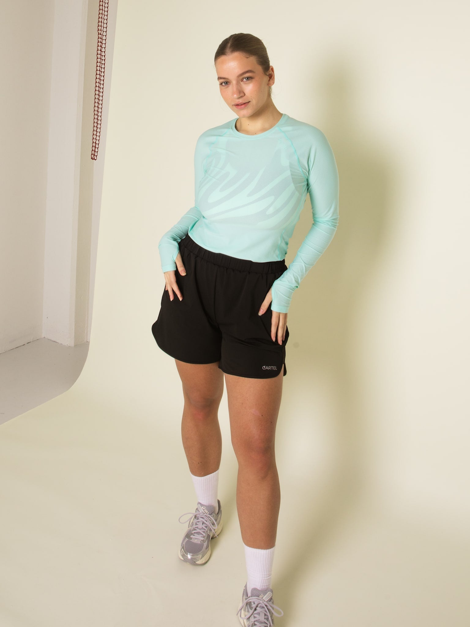 Traverse 2-in-1 sportivo shorts - Nero