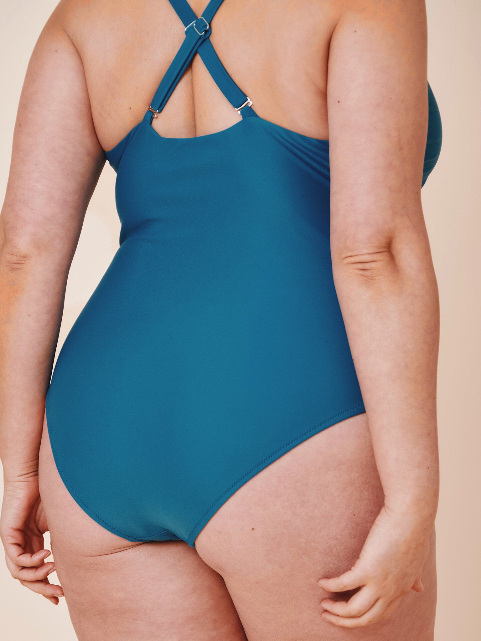 Medewi draped onepiece - Teal