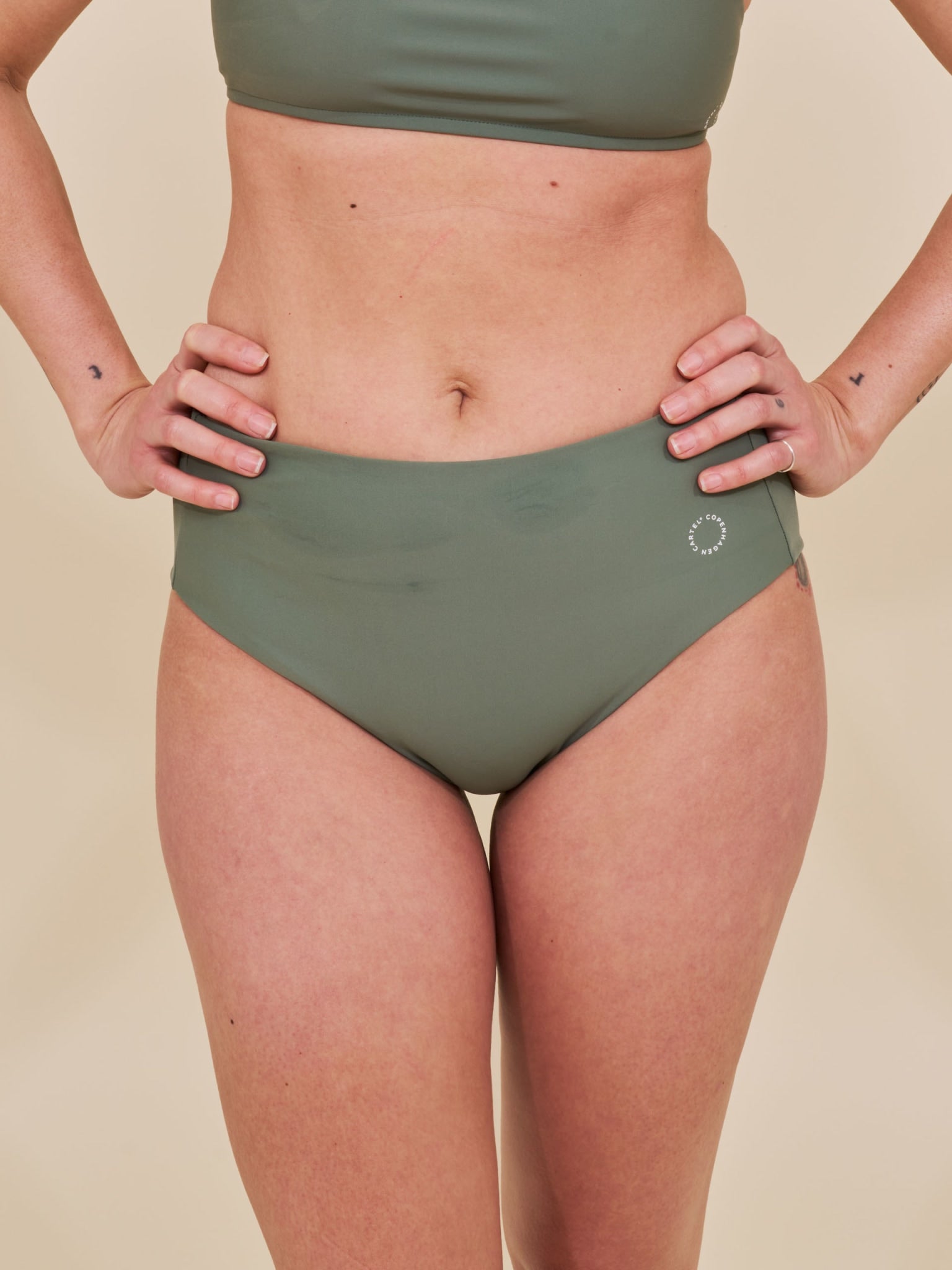 Army green bathing suit bottoms online