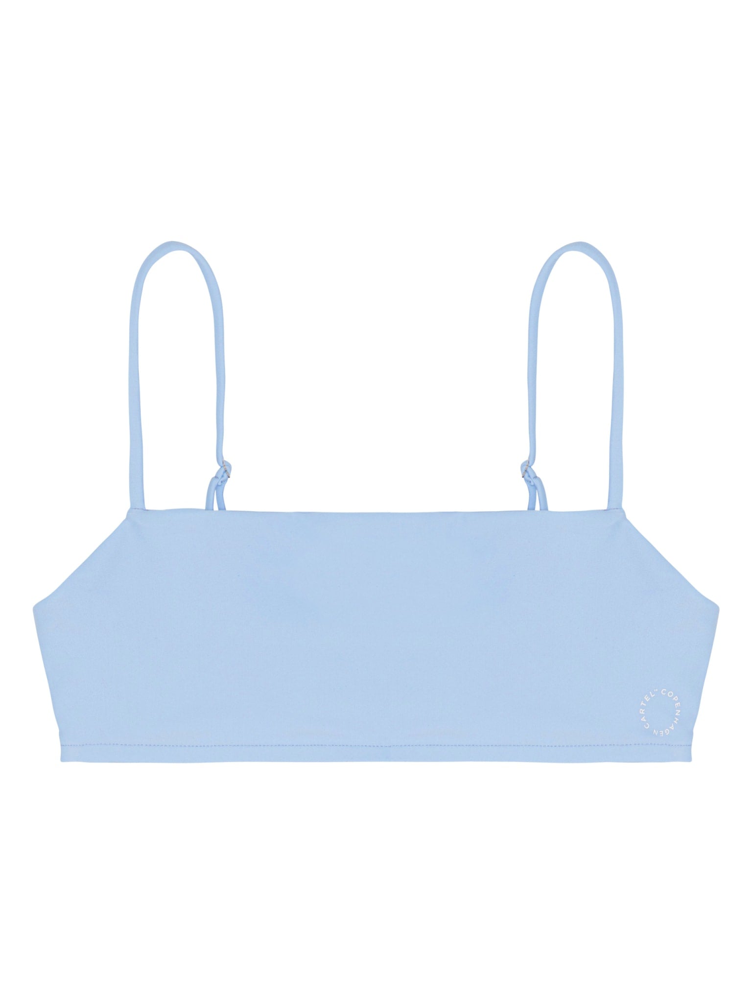 Sanur bandeau justerbar bikini top - Clear