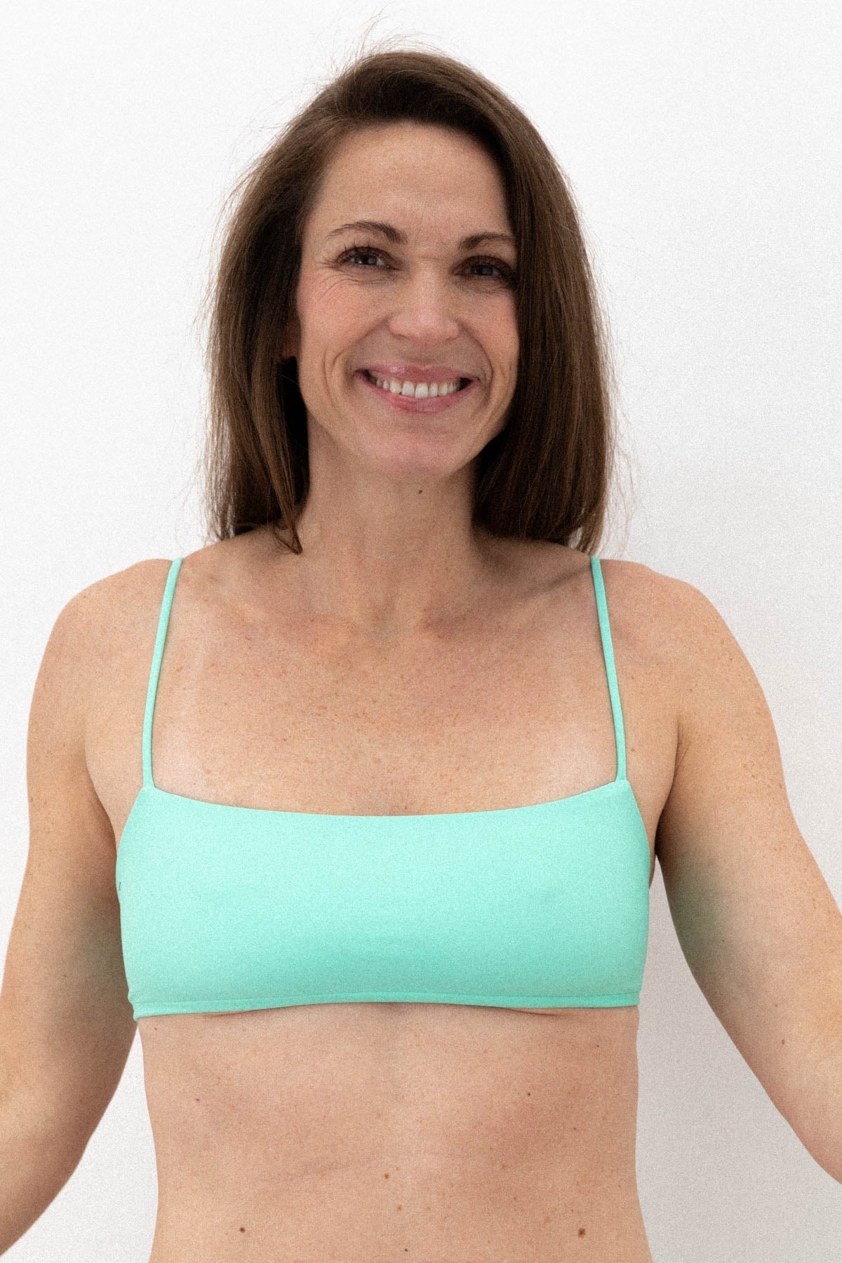 Sanur justerbare stropper bikini top bandeau - Mint af Copenhagen Cartel