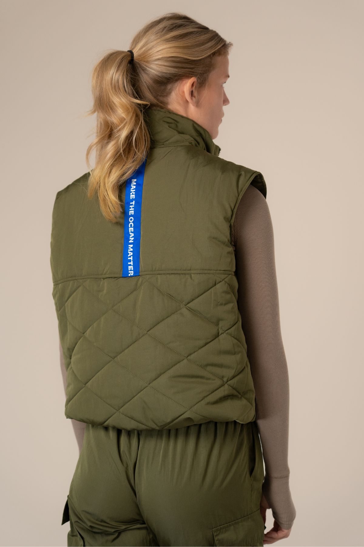 Coast quilted vest - Army