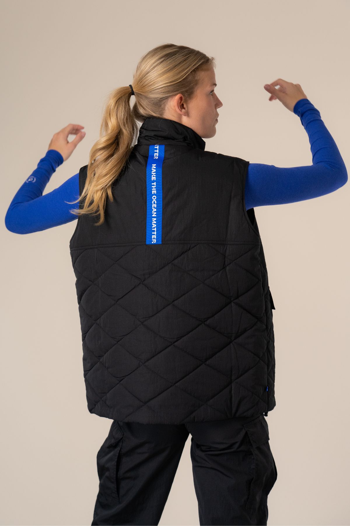 Coast quilted vest - Nero