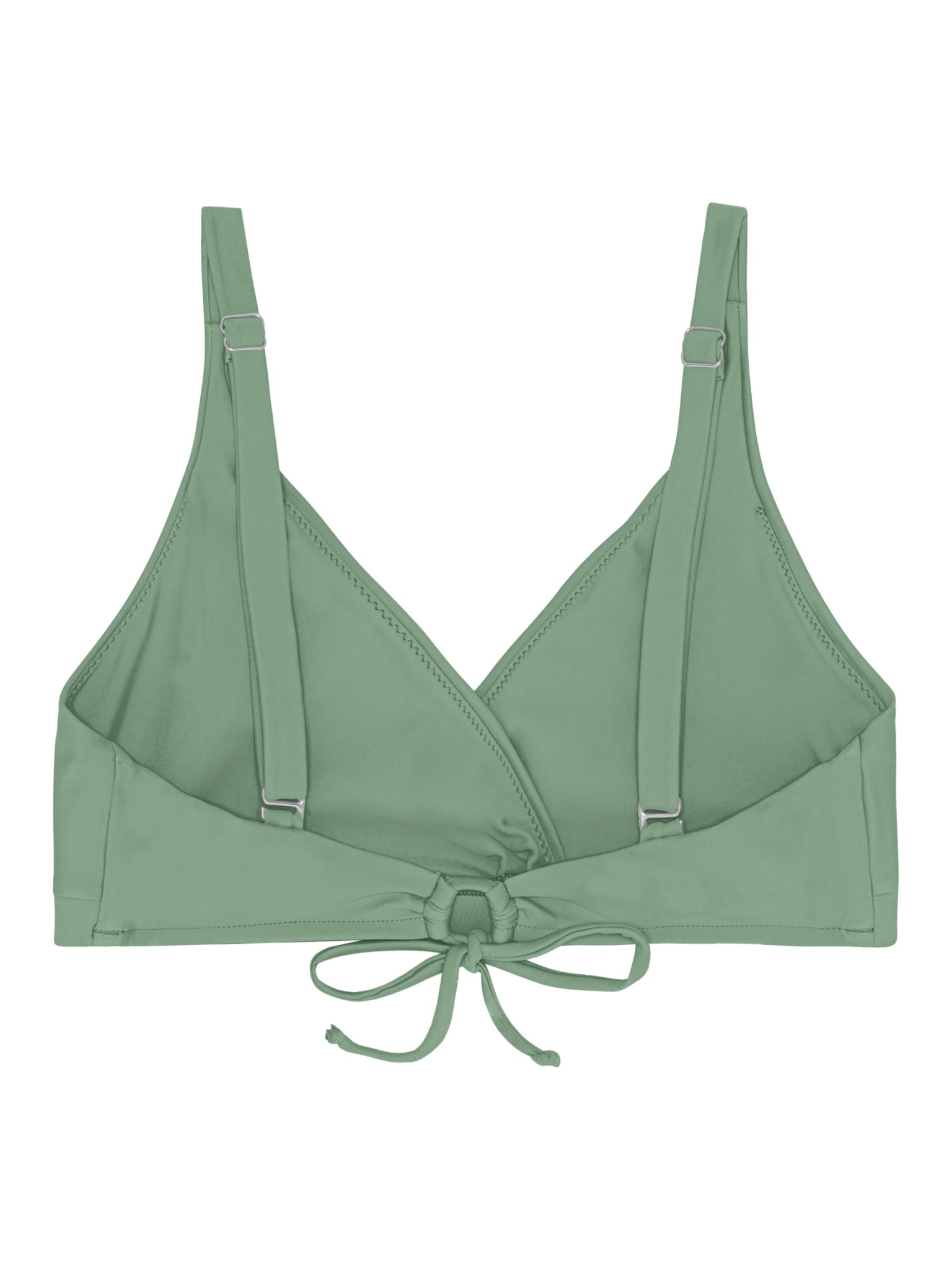 Istana draped bikini top - Army