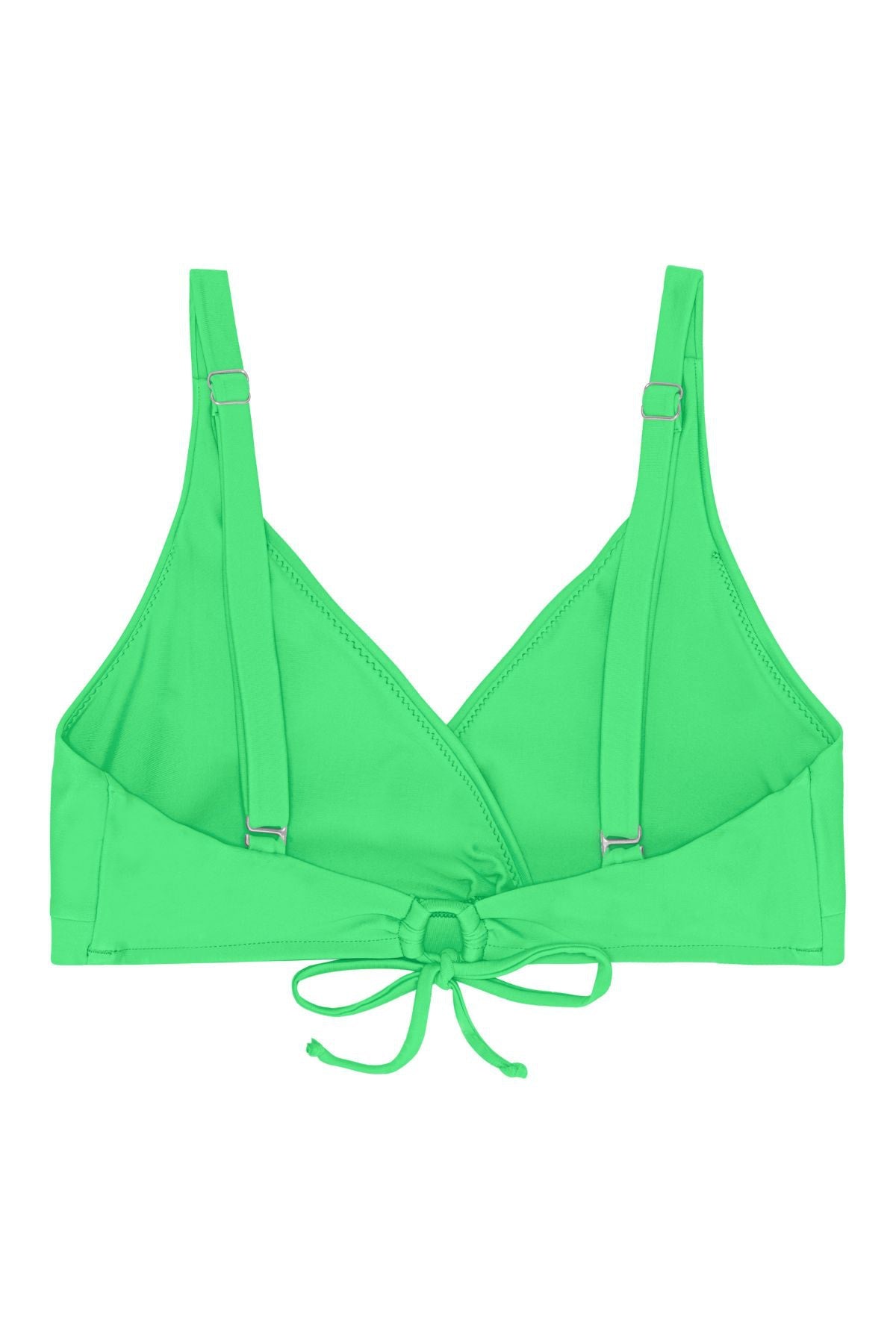 Istana draped bikini top - Earth