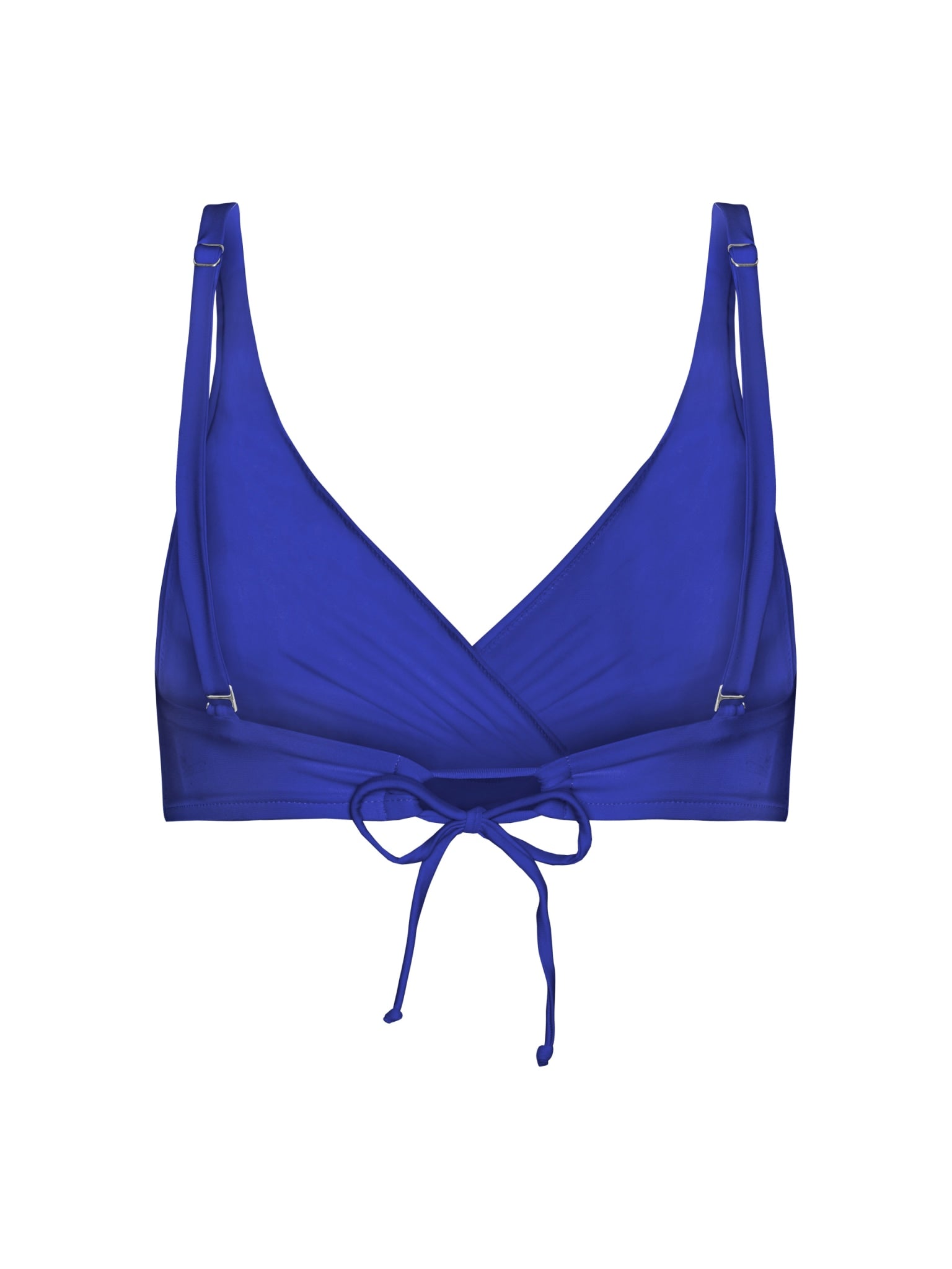 Istana draped bikini top - Cartel Blue