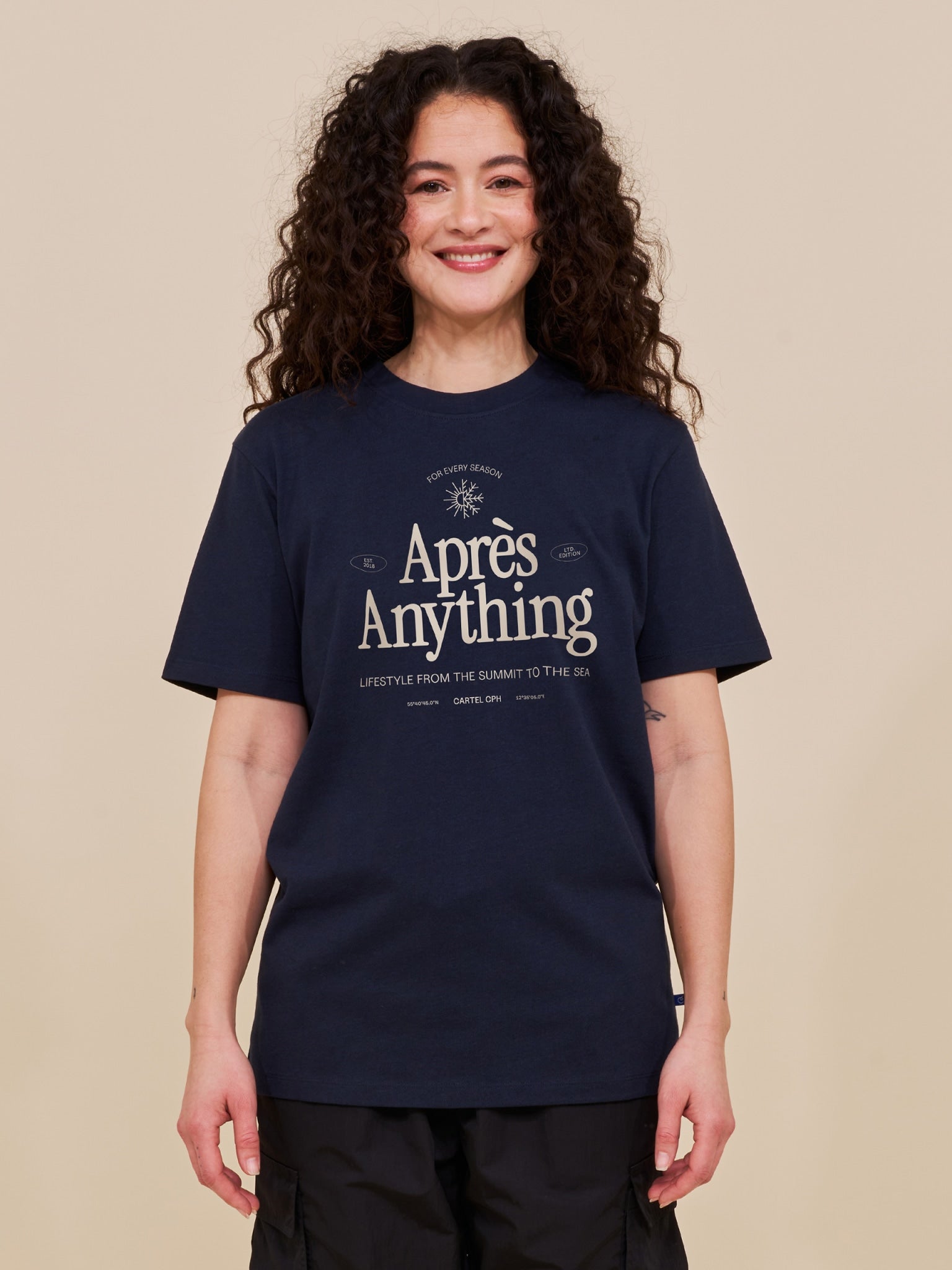 Après Anything Statement Tee - Ocean