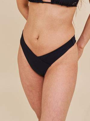 Canggu V-shaped bikini bottom - Nero