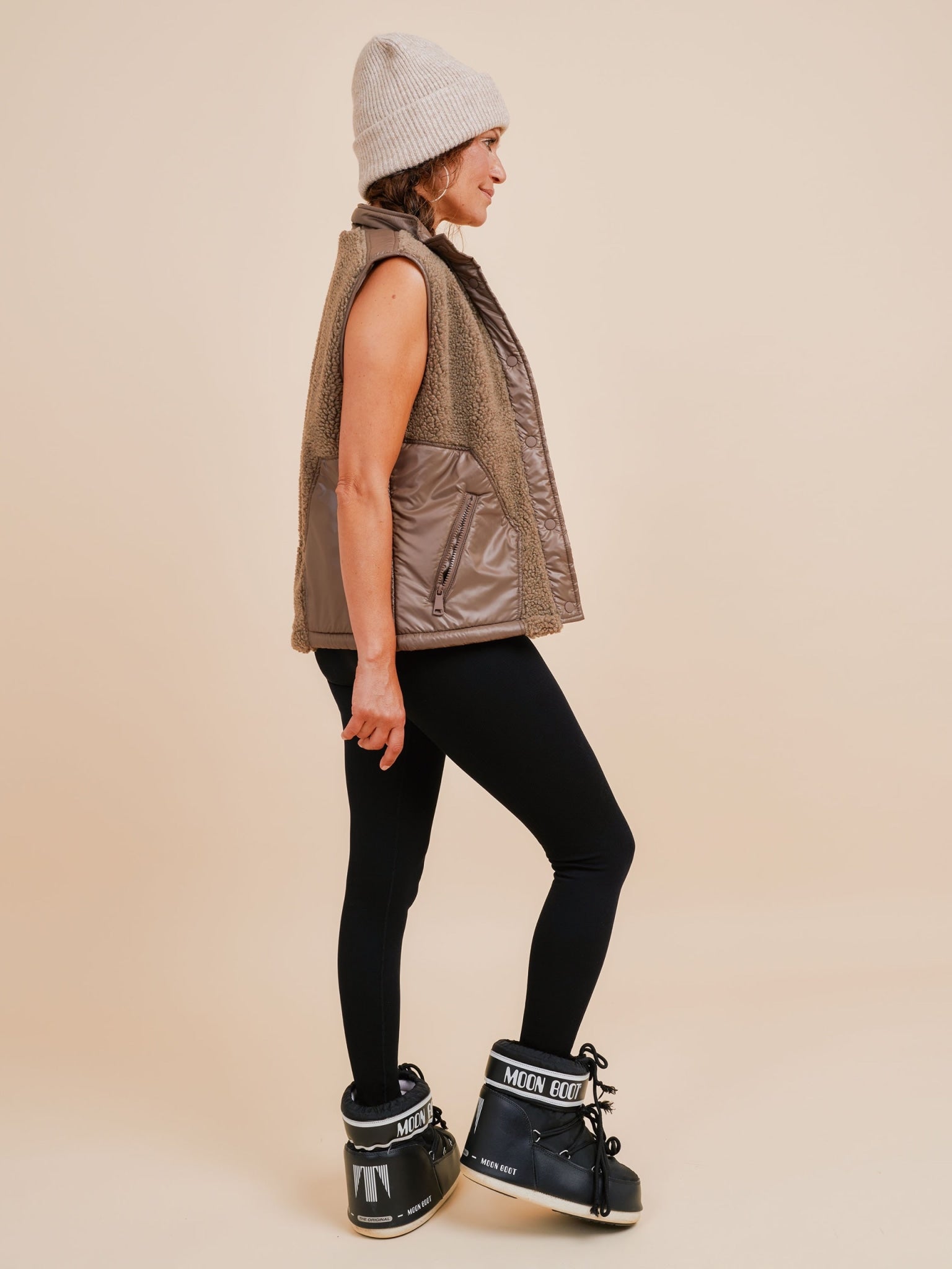 Glacier Fleece Vest - Hazel