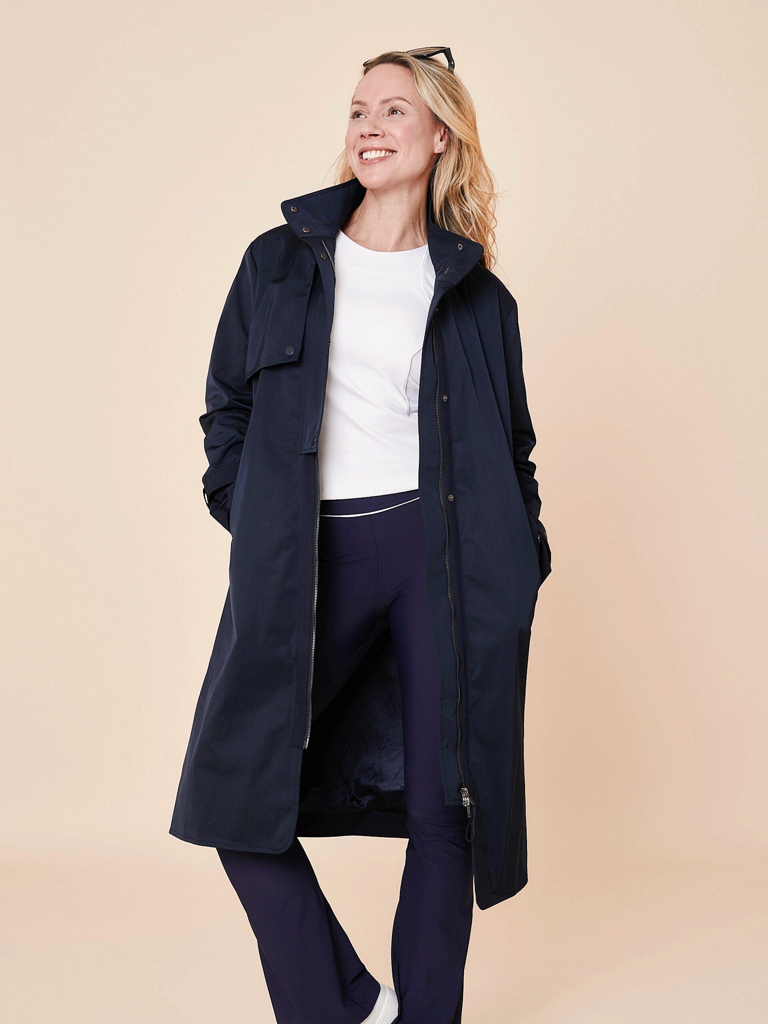 Palermo sportivo trench coat - Ocean