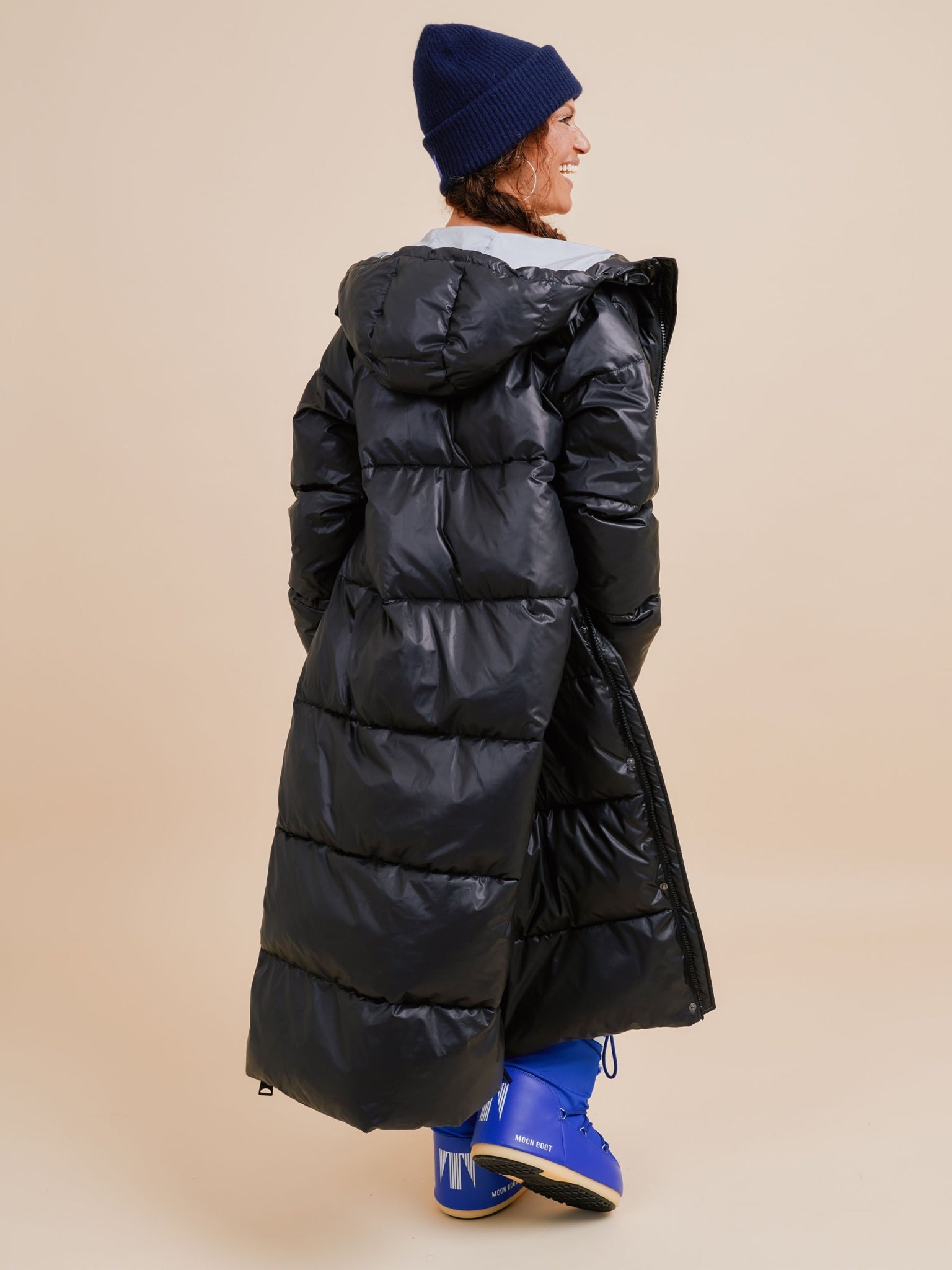 Summit Puffer Jacket Long - Nero