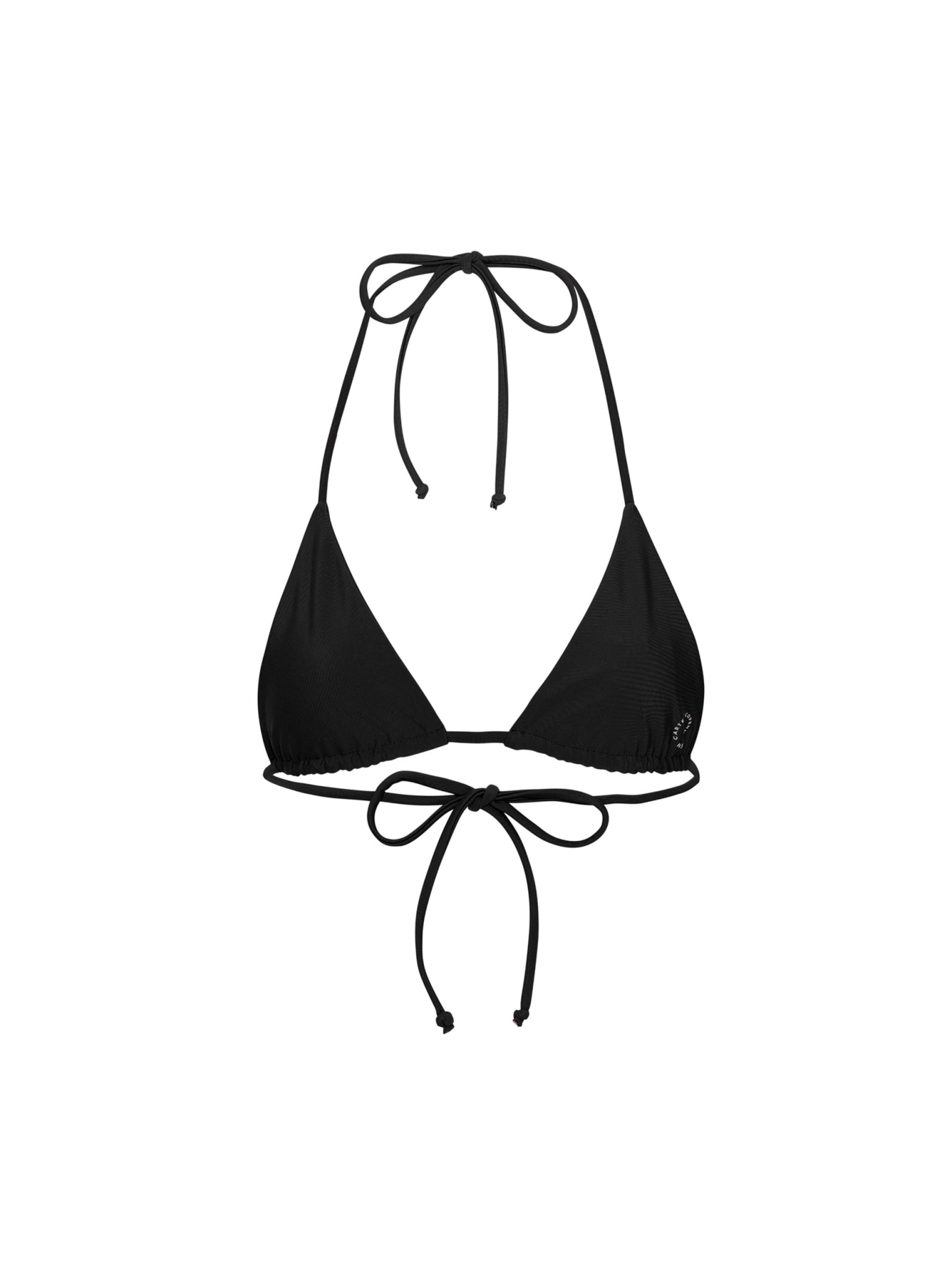 Uluwatu triangle bikini top - Nero