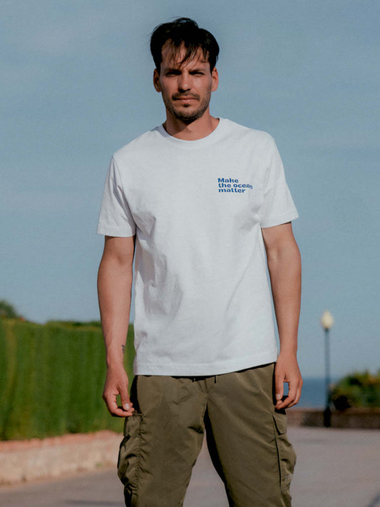 Organic cotton unisex Ocean t-shirt - Shell