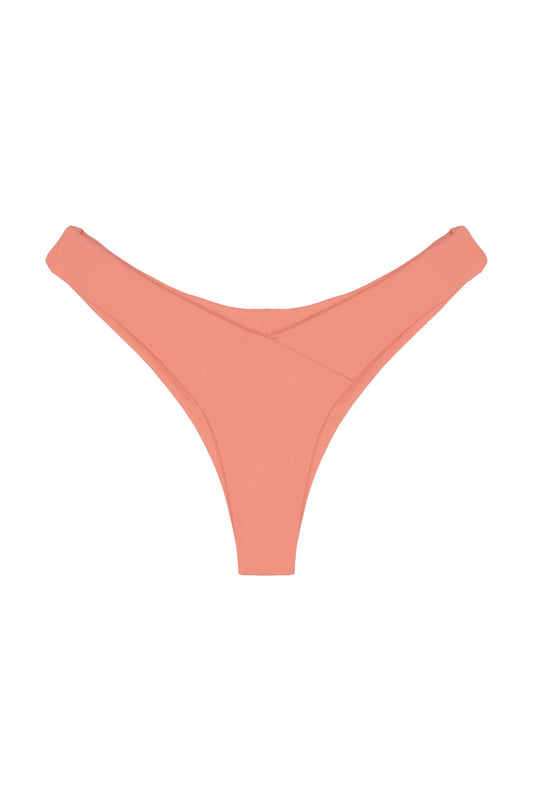 Canggu v-shape bikini bottom - Coral